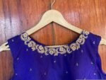 Red sleeveless hand embroidery blouse  / saree maggam red blouse /red saree blouse/ hand embroidered blouse / ready made blouse zardosi