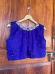 Red sleeveless hand embroidery blouse  / saree maggam red blouse /red saree blouse/ hand embroidered blouse / ready made blouse zardosi
