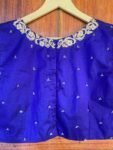 Red sleeveless hand embroidery blouse  / saree maggam red blouse /red saree blouse/ hand embroidered blouse / ready made blouse zardosi