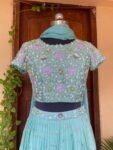 Women’s lehenga set / lavender crop top lehenga / Indian crop top skirt USA / wedding lehenga USA /tulle silk skirt/ lehenga choli set usa