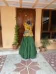 Women’s pure kalamkari lehenga set / crop top lehenga / Hand painted lehenga USA / wedding lehenga USA / kalamkarilehenga choli /voggish usa
