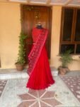 Women’s red lehenga set/teen crop top lehenga/Red patola crop top skirt USA/wedding lehenga USA /patola lehenga choli /patan patola dupatta