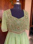 Anarkali suit usa /anarkali sharara kurta/ sharara embroidered anarkali/Mehedi outfit/voggish /green anarkali/mehendi wedding /sharara set