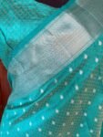 Soft green kanjeevaram silk saree|traditional silk saree with blouse|green silk saree|simple saree|sarees USA|saree with stitched blouse