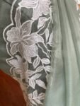 Embroidery organza saree | floral chikan organza silk saree with blouse |green silk saree | mehendi outfit |sarees USA|organza saree blouse