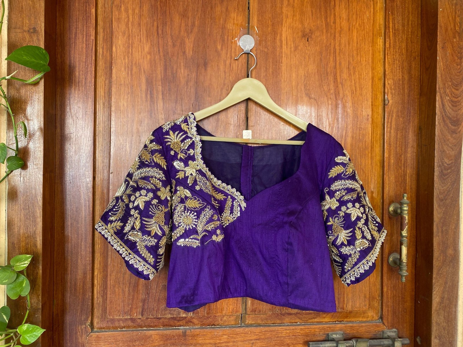 pure silk hand embroidery bridal blouse/ maggam blouse /bridal zardosi blouse / all over hand embroidered blouse / heavy embroidery blouse