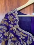 pure silk hand embroidery bridal blouse/ maggam blouse /bridal zardosi blouse / all over hand embroidered blouse / heavy embroidery blouse