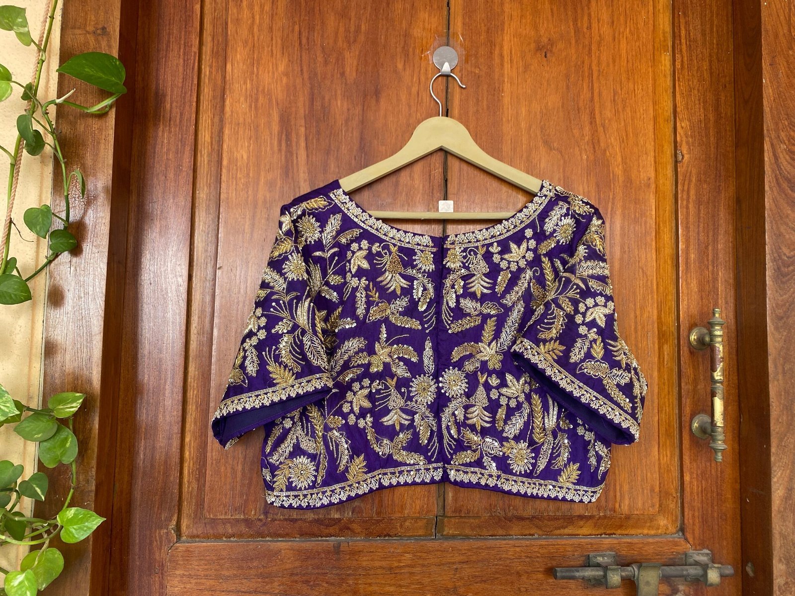 pure silk hand embroidery bridal blouse/ maggam blouse /bridal zardosi blouse / all over hand embroidered blouse / heavy embroidery blouse