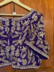 pure silk hand embroidery bridal blouse/ maggam blouse /bridal zardosi blouse / all over hand embroidered blouse / heavy embroidery blouse