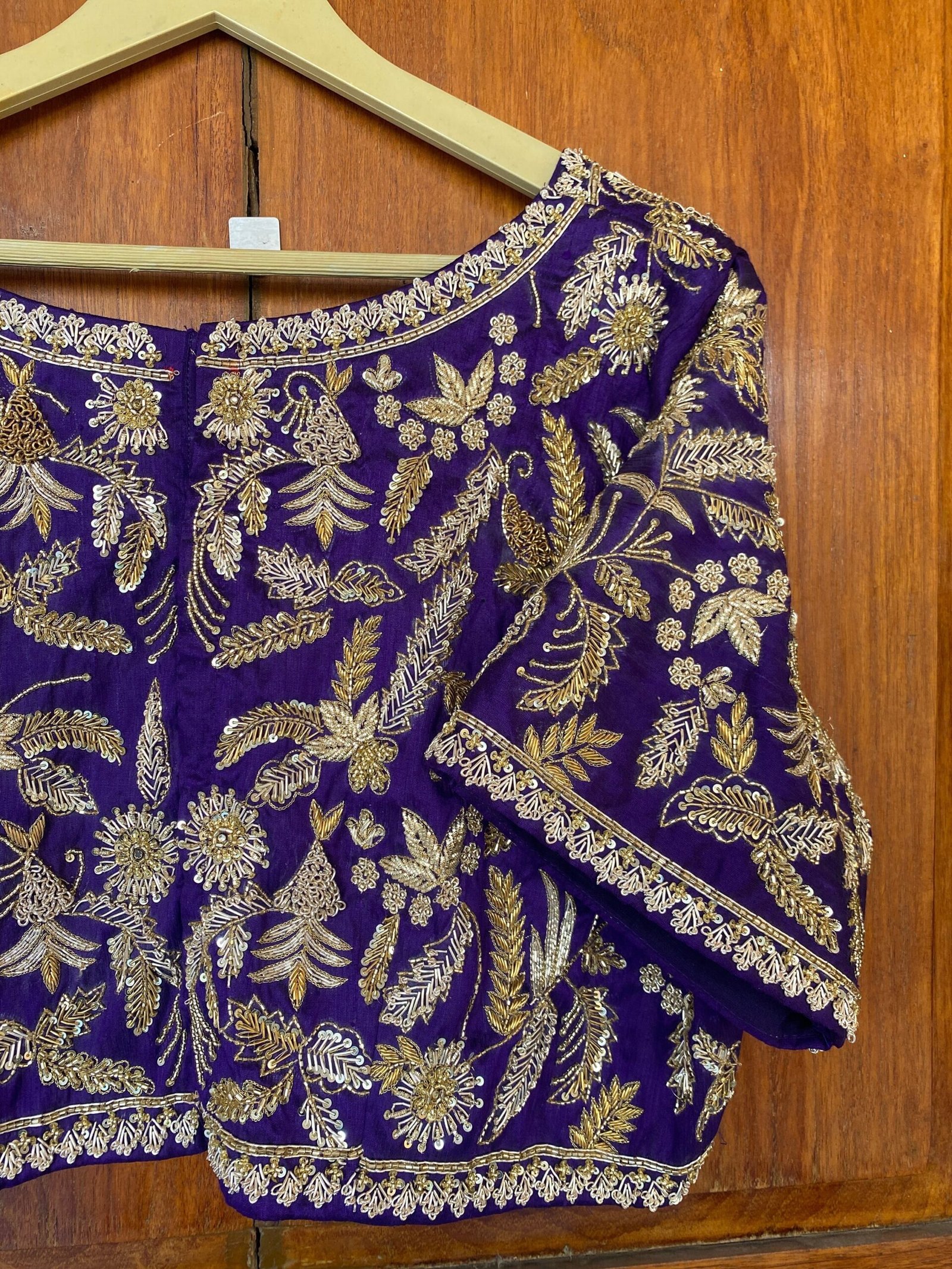 pure silk hand embroidery bridal blouse/ maggam blouse /bridal zardosi blouse / all over hand embroidered blouse / heavy embroidery blouse