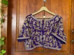 pure silk hand embroidery bridal blouse/ maggam blouse /bridal zardosi blouse / all over hand embroidered blouse / heavy embroidery blouse