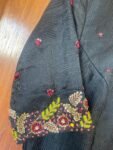 pure silk hand embroidery blouse/multicolor maggam blouse/raw silk zardosi blouse / hand embroidered blouse/ready made thread work blouse