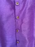 Lavender collar hand embroidery blouse/saree maggam work blouse/collar saree blouse/hand embroidered blouse/lavender ready made blouse