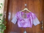 pure silk hand embroidery blouse/saree maggam blouse /tissue silk silk zardosi blouse / hand embroidered blouse /ready made blouse zardosi
