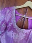 pure silk hand embroidery blouse/saree maggam blouse /tissue silk silk zardosi blouse / hand embroidered blouse /ready made blouse zardosi