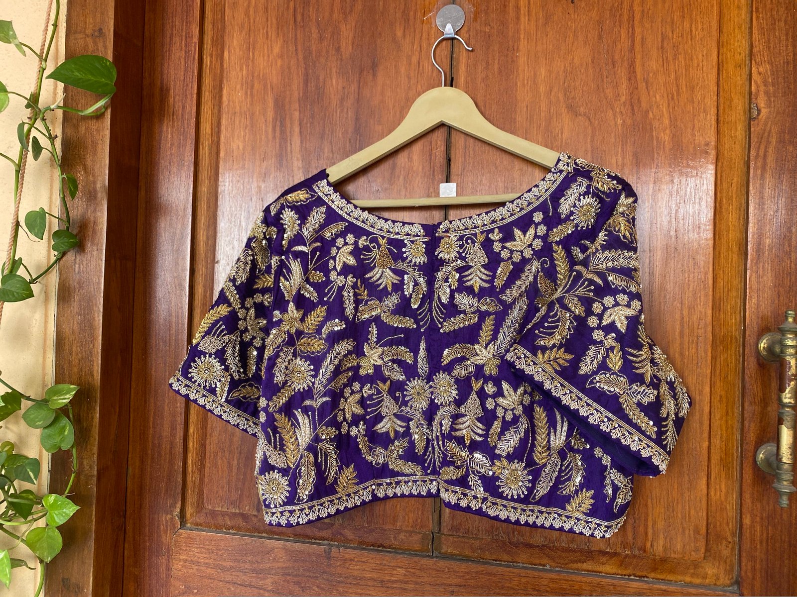 pure silk hand embroidery bridal blouse/ maggam blouse /bridal zardosi blouse / all over hand embroidered blouse / heavy embroidery blouse