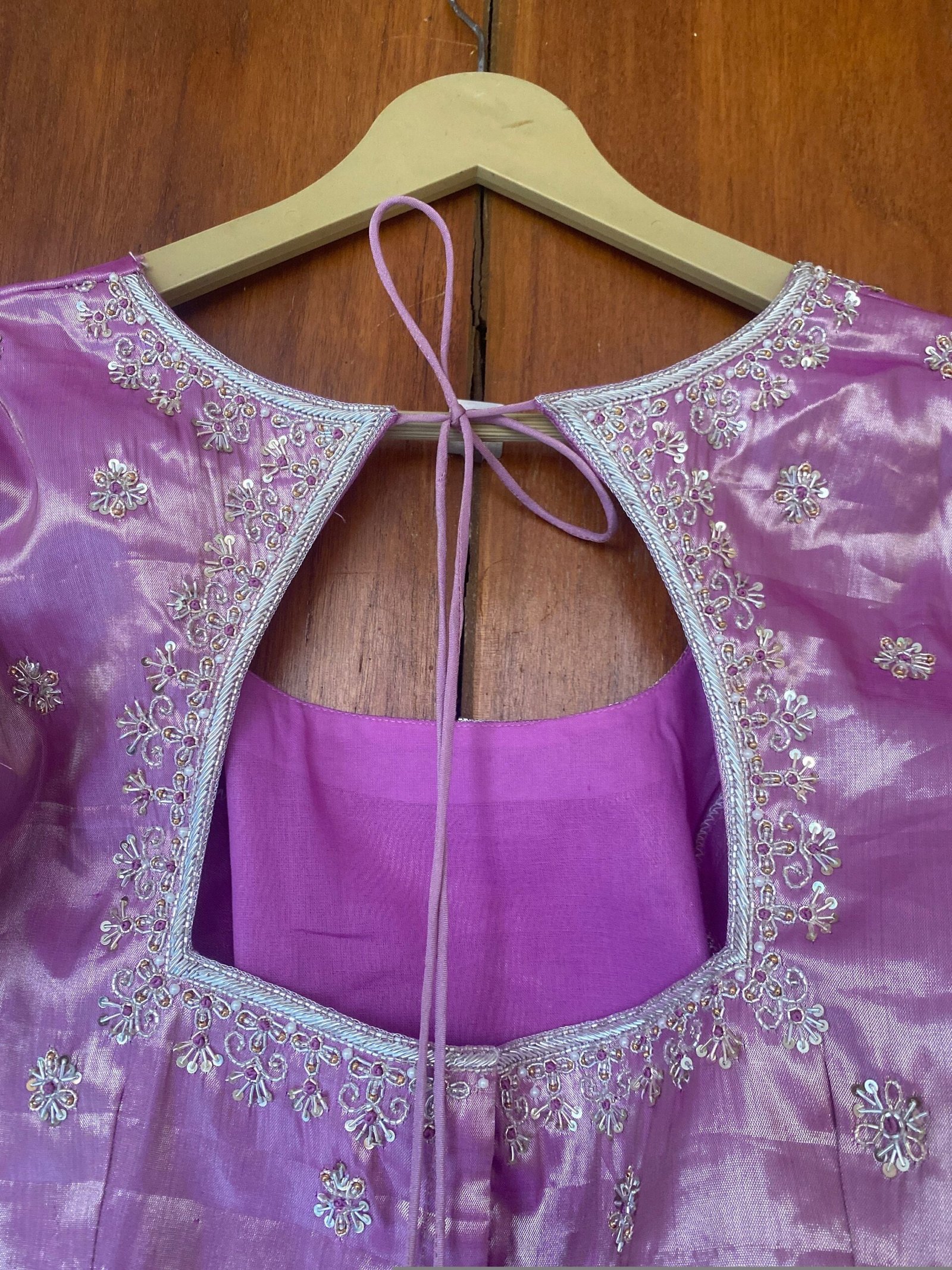 pure silk hand embroidery blouse/saree maggam blouse /tissue silk silk zardosi blouse / hand embroidered blouse /ready made blouse zardosi
