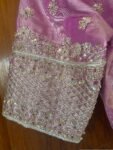 pure silk hand embroidery blouse/saree maggam blouse /tissue silk silk zardosi blouse / hand embroidered blouse /ready made blouse zardosi