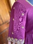 Pure chanderi hand embroidered Anarkali with chanderi handloom dupatta / anarkali suit/ anarkali dupatta USA / Indian dresses/ voggish USA