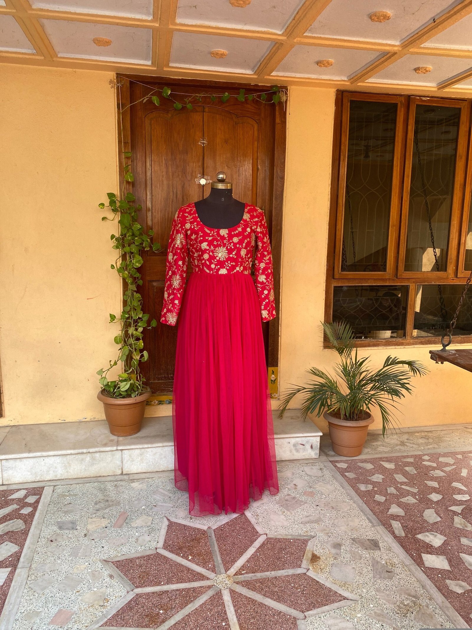 Anarkali suit usa / red embroidered anarkali kurta full sleeve /Indian dress/embroidered anarkali/Indian dresses /voggish/pink anarkali usa