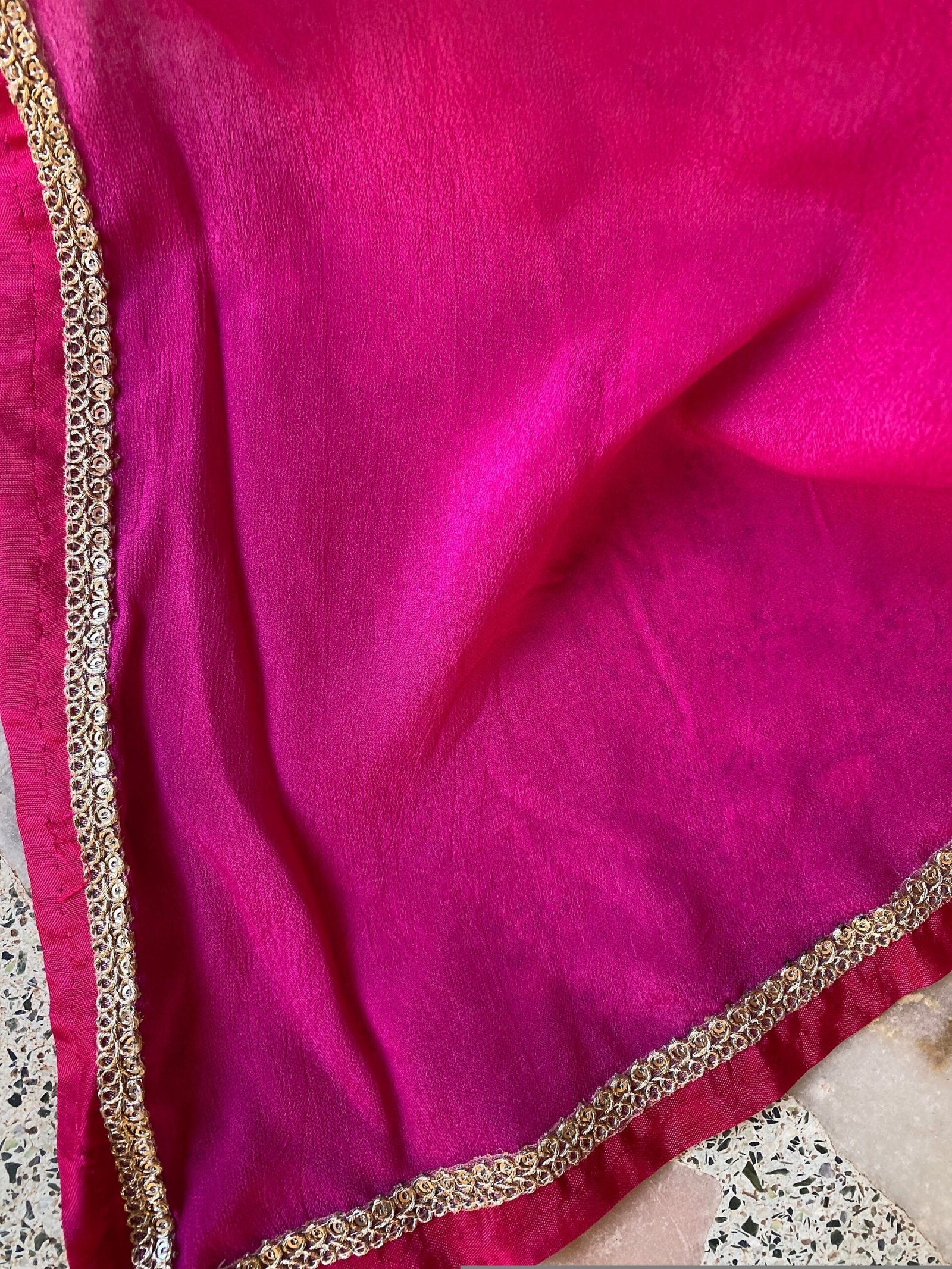 Kalamkari sari hand Embroidered blouse | green pink embroidered saree with ready blouse | kalamkari blouse with saree/green and pink saree