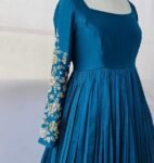 Anarkali suit usa / anarkali kurta full sleeve/ blue full sleeve anarkali dress/embroidered anarkali/Indian dresses / voggish / anarkali usa