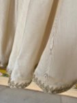 Anarkali usa / maggam anarkali/ pure Raw silk dress with dupatta /Hand embroidery anarkali / voggish / pure silk dress/ cream beige Anarkali