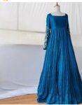 Anarkali suit usa / anarkali kurta full sleeve/ blue full sleeve anarkali dress/embroidered anarkali/Indian dresses / voggish / anarkali usa