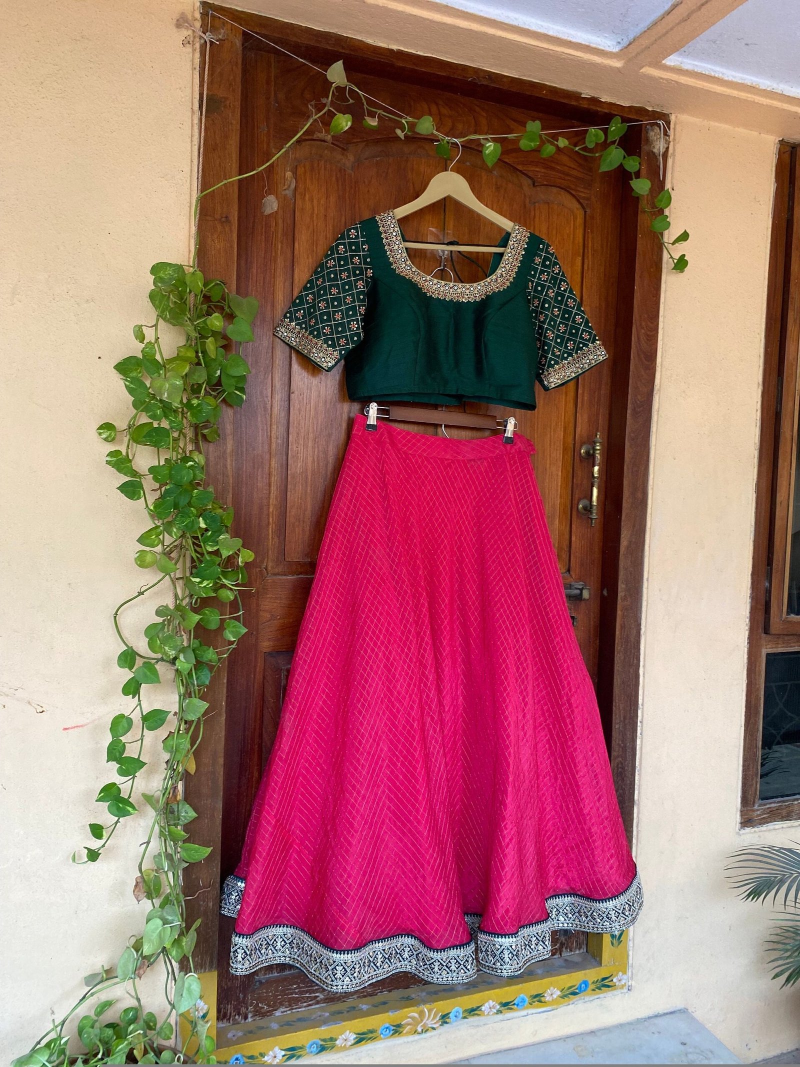 Wedding lehenga choli/ langa voni with dupatta /teen lehenga/ bridal lehenga/ Indian half saree/juniors lehenga/ kids lehenga USA/ voggish