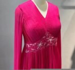 Pink Anarkali suit usa/anarkali kurta full sleeve/pink full sleeve anarkali/full sleeve dress anarkali/Indian dresses/hot pink anarkali usa