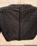 pure silk hand embroidery blouse/ saree maggam blouse/black zardosi blouse /hand embroidered moderblouse/black ready made blouse zardosi usa