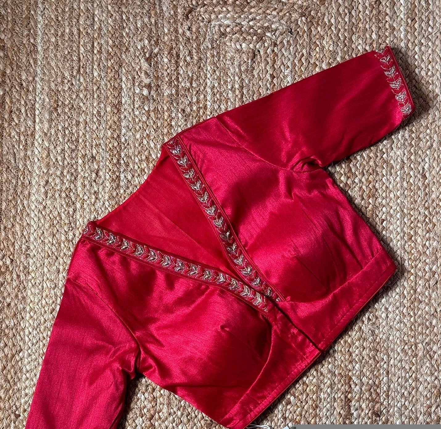pure silk hand embroidery blouse/ saree maggam blouse/red zardosi blouse usa/hand embroidered moderblouse/pink ready made blouse zardosi usa
