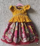 Hand-Painted Kalamkari Lehenga Set: Girls’ Indian Skirt