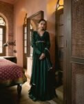Green Anarkali suit usa/anarkali red kurta full sleeve/orange full sleeve anarkali/bottlegreen dress anarkali/Indian dresses/yellow anarkali
