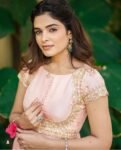 Hand embroidered Anarkali dress/peach anarkali suit set /pink hand work anarkali USA /Indian dresses/peach kurta/pink short sleeves Anarkali