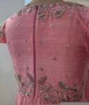 Light Pink Anarkali Suit: Hand Embroidered Zardosi Indian Dress