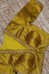 pure silk hand embroidery blouse/saree maggam blouse/black zardosi blouse/yellow hand embroidered blouse/green ready made blouse zardosi usa