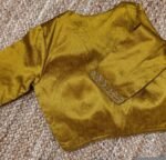pure silk hand embroidery blouse/saree maggam blouse/black zardosi blouse/yellow hand embroidered blouse/green ready made blouse zardosi usa