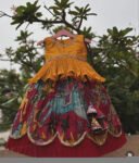 Hand-Painted Kalamkari Lehenga Set: Girls’ Indian Skirt