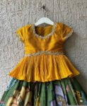 Hand-Painted Kalamkari Lehenga Set: Girls’ Indian Skirt