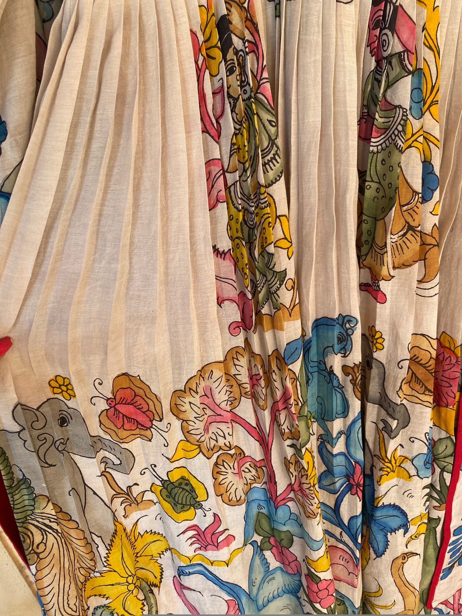 Women’s pure kalamkari lehenga set / crop top lehenga / Hand painted lehenga USA / wedding lehenga USA / kalamkarilehenga choli /voggish usa