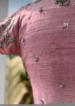 Light Pink Anarkali Suit: Hand Embroidered Zardosi Indian Dress