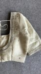 pure silk hand embroidery blouse/beige mirror hand made blouse/pure raw silk zardosi blouse/hand embroidered blouse/cream mirror work blouse