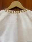pure silk hand embroidery blouse/ saree maggam blouse/white zardosi blouse /hand embroidered moderblouse/cream ready made blouse zardosi usa