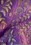 Lavender hand embroidery blouse/saree maggam work blouse/hand embroidery saree blouse/hand embroidered blouse/lavender ready made blouse usa