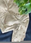 pure silk hand embroidery blouse/cream saree maggam blouse/raw silk zardosi blouse/hand embroidered blouse/beige ready made blouse zardosi