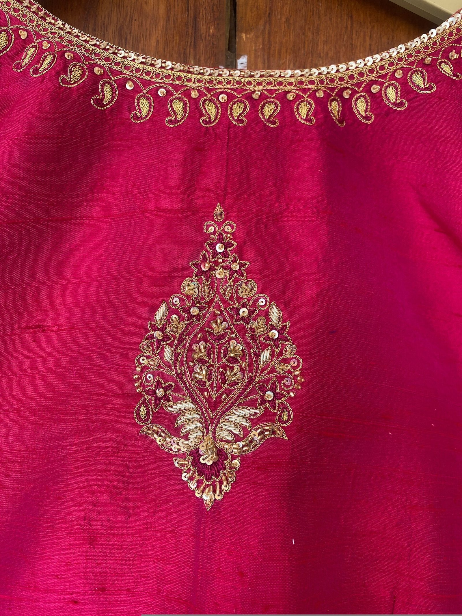 pure silk pinkhand embroidery blouse/saree maggam blouse/pink maggam blouse/pink hand embroidered blouse/pink ready made handwork blouse usa
