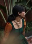 Anarkali usa/anarkali kurta/green pure Handloom dress with border/narayanpet anarkali/big border dresses/green big border handloom dress usa