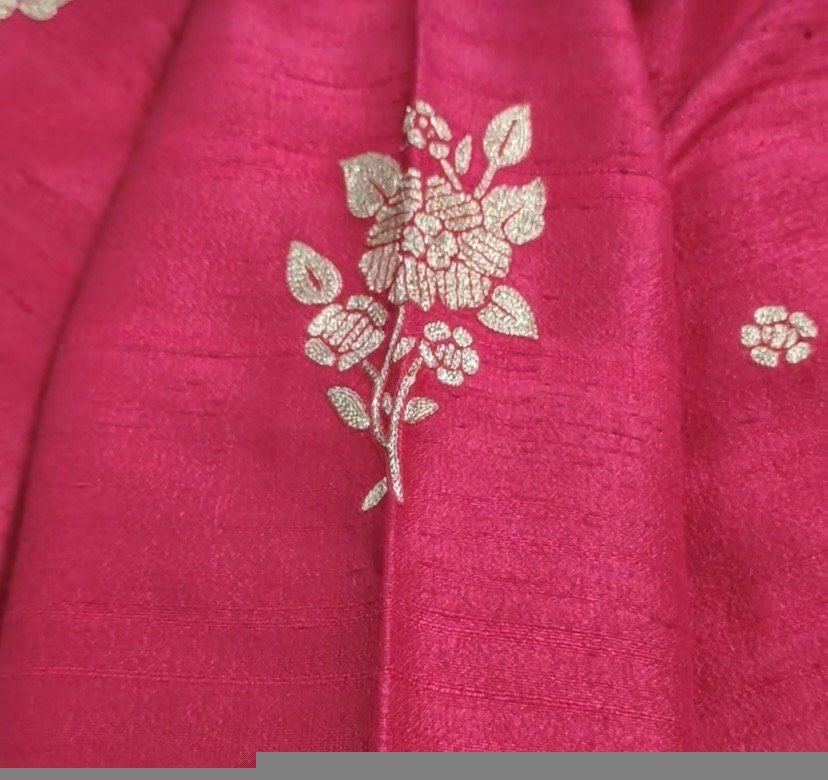 pure silk hand embroidery blouse/saree maggam blouse/red zardosi blouse/red hand embroidered moderblouse/red ready made blouse zardosi usa