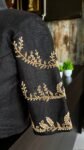 pure silk hand embroidery blouse/ saree maggam blouse/black zardosi blouse /hand embroidered moderblouse/black ready made blouse zardosi usa